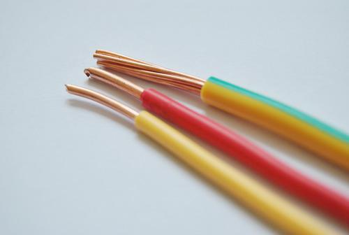 黃色、紅色兩根為BV電線，黃綠雙色為BVR線-湘江電纜