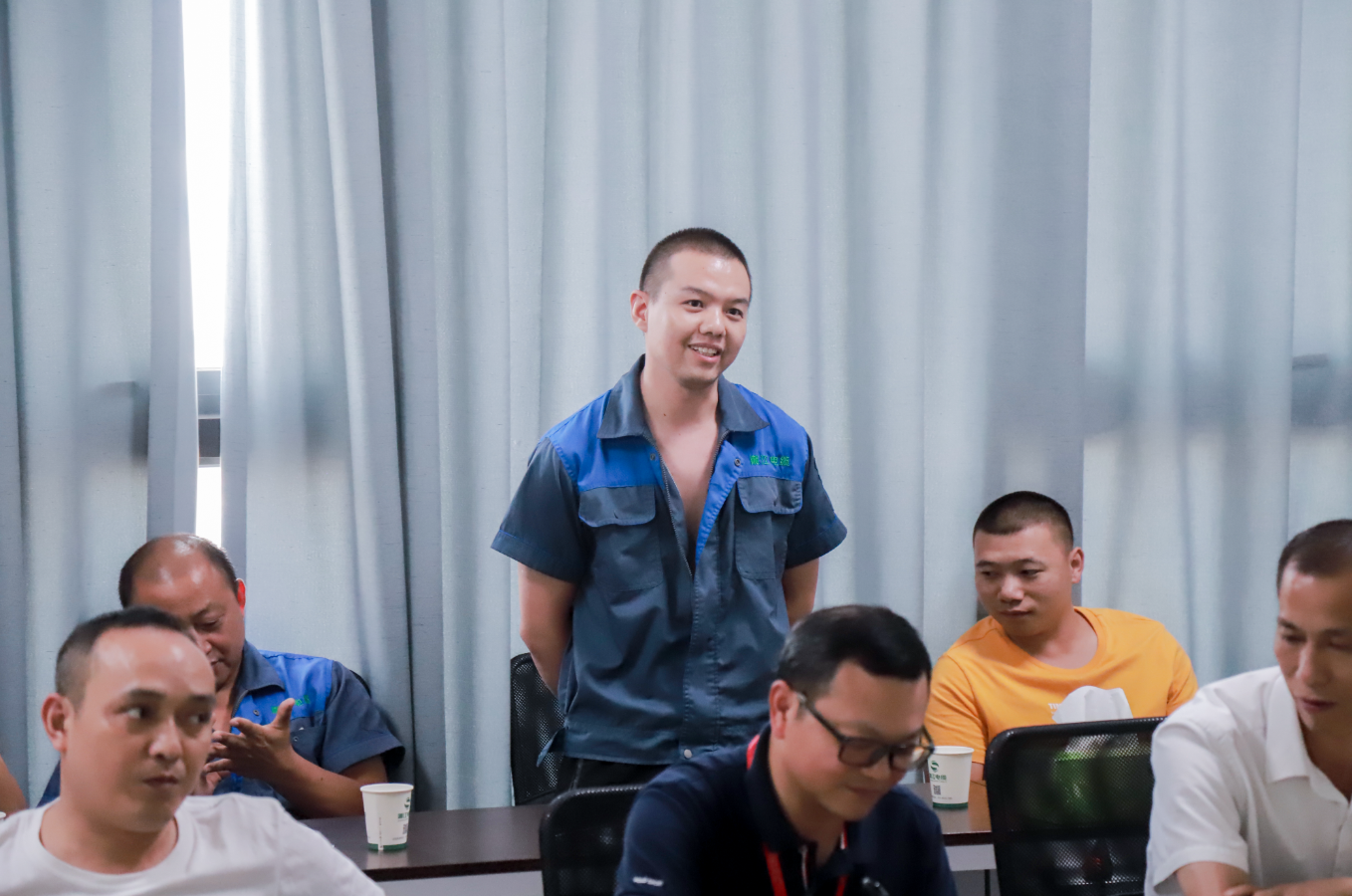 情滿中秋，共話未來。湘江電纜工會舉行中秋茶話會